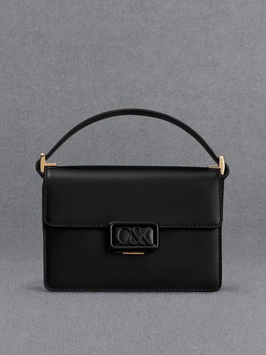 Charles & Keith - Leather Boxy Bag - Charles & Keith - Modalova