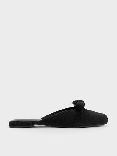 Charles & Keith - Loey Textured Knotted Mules - Charles & Keith - Modalova