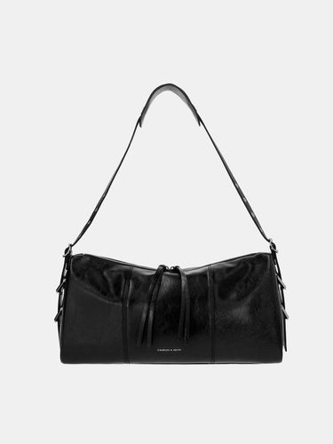 Charles & Keith - Bryna Panelled Grommet-Strap Crossbody Bag - Charles & Keith - Modalova