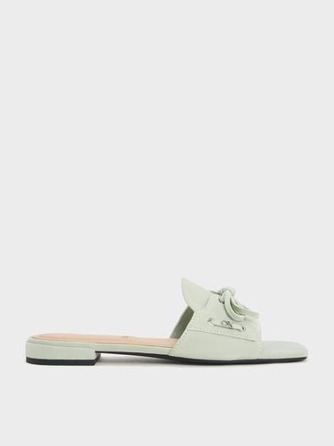 Charles & Keith - Kori Suede Lace-Up Slide Sandals - Charles & Keith - Modalova