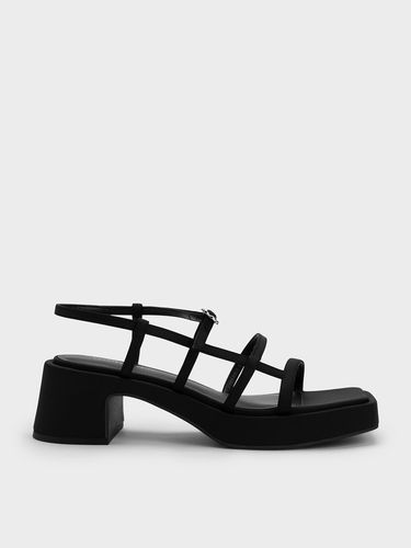 Charles & Keith - Selene Flower-Buckle Strappy Sandals - Charles & Keith - Modalova