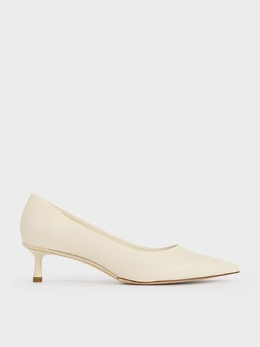 Charles & Keith - Curtis Pointed-Toe Kitten Heel Pumps - Charles & Keith - Modalova