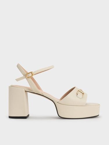 Charles & Keith - Leslie Metallic Accent Platform Slingback Sandals - Charles & Keith - Modalova