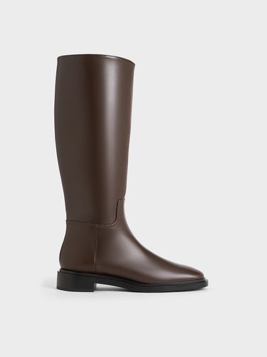 Charles & Keith - Side-Zip Knee-High Riding Boots - Charles & Keith - Modalova