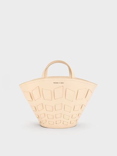 Charles & Keith - Panelled Tote Bag - Charles & Keith - Modalova