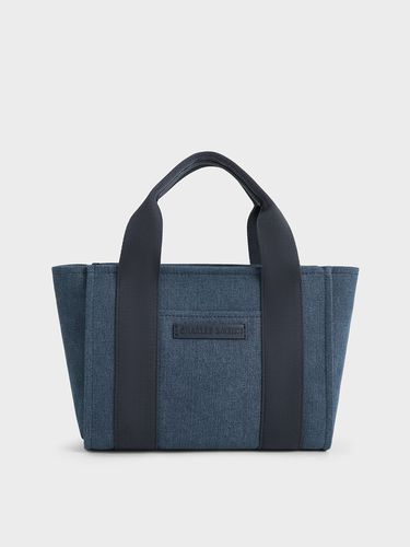 Charles & Keith - Kay Denim Tote Bag - Charles & Keith - Modalova