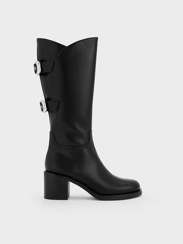 Charles & Keith - Masei Grommet-Strap Knee-High Boots - Charles & Keith - Modalova