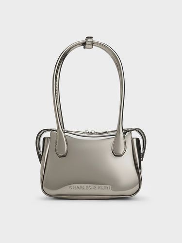 Charles & Keith - Bosie Metallic Elongated Top Handle Bag - Charles & Keith - Modalova