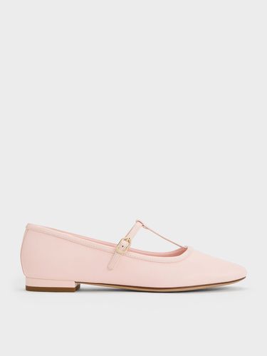 Charles & Keith - T-Bar Mary Jane Flats - Charles & Keith - Modalova