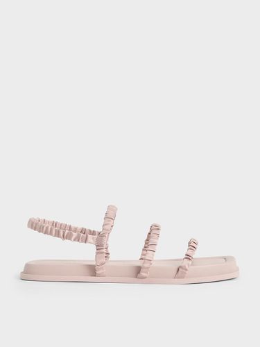 Charles & Keith - Recycled Polyester Ruched Strappy Sandals - Charles & Keith - Modalova