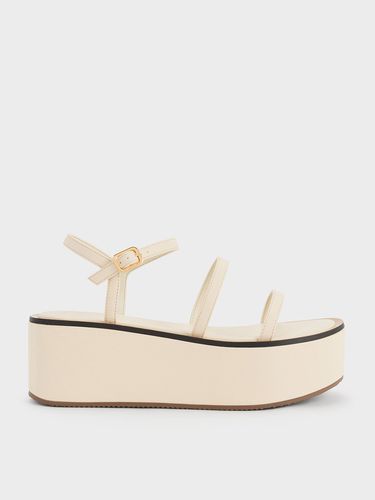 Charles & Keith - Strappy Flatform Wedge Sandals - Charles & Keith - Modalova