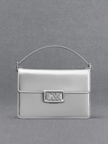 Charles & Keith - Leather Metallic Boxy Bag - Charles & Keith - Modalova