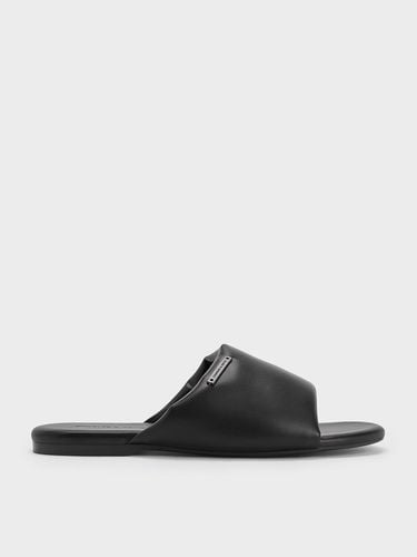 Charles & Keith - Puffy Wide-Strap Slide Sandals - Charles & Keith - Modalova