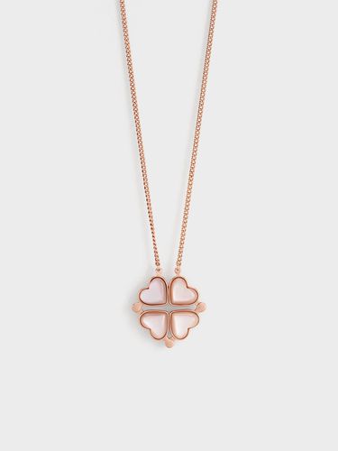 Charles & Keith - Annalise Clover Heart Necklace - Charles & Keith - Modalova