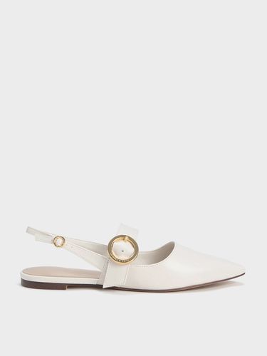 Charles & Keith - Buckled Strap Slingback Flats - Charles & Keith - Modalova