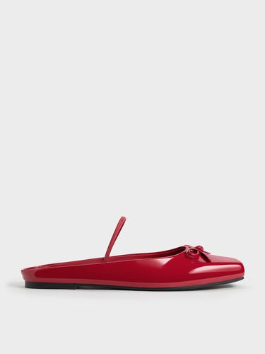 Charles & Keith - Bow Square-Toe Ballet Mules - Charles & Keith - Modalova