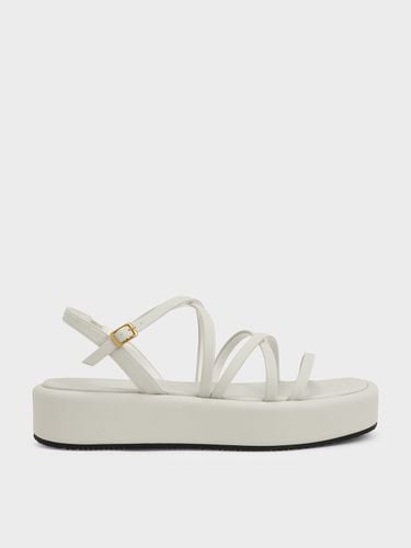 Charles & Keith - Strappy Padded Flatforms - Charles & Keith - Modalova