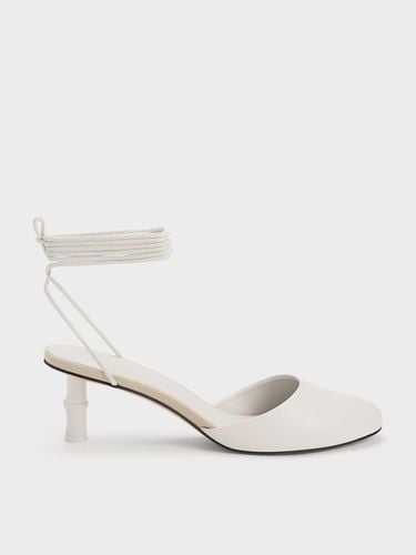 Charles & Keith - Bamboo Heel Tie-Around Pumps - Charles & Keith - Modalova