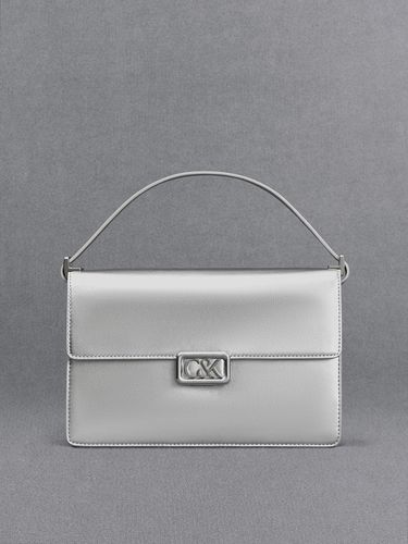 Charles & Keith - Metallic Leather Shoulder Bag - Charles & Keith - Modalova