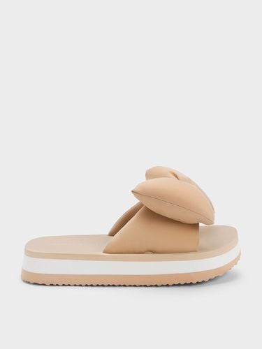 Charles & Keith - Puffy Bow Slides - Charles & Keith - Modalova