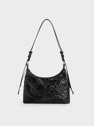 Charles & Keith - Lark Crinkle-Effect Hobo Bag - Charles & Keith - Modalova