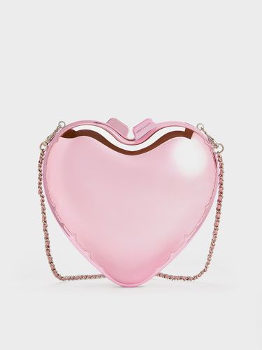 Charles & Keith - Metallic Heart Crossbody Bag - Charles & Keith - Modalova