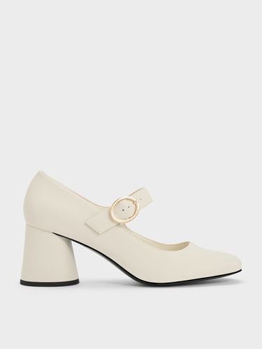 Charles & Keith - Claudie Cylindrical Block Heel Mary Janes - Charles & Keith - Modalova