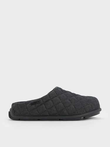 Charles & Keith - Quilted Flatform Mules - Charles & Keith - Modalova