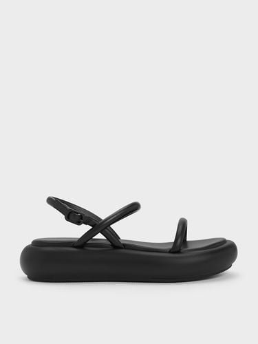 Charles & Keith - Keiko Padded Flatform Sandals - Charles & Keith - Modalova