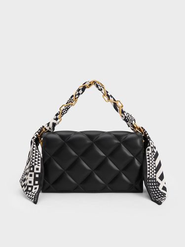 Charles & Keith - Alcott Scarf Handle Quilted Clutch - Charles & Keith - Modalova