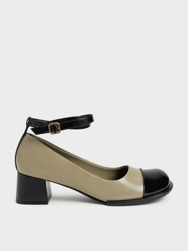 Charles & Keith - Tubular Ankle-Strap Pumps - Charles & Keith - Modalova