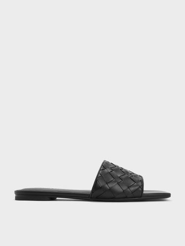 Charles & Keith - Ivette Woven Slide Sandals - Charles & Keith - Modalova