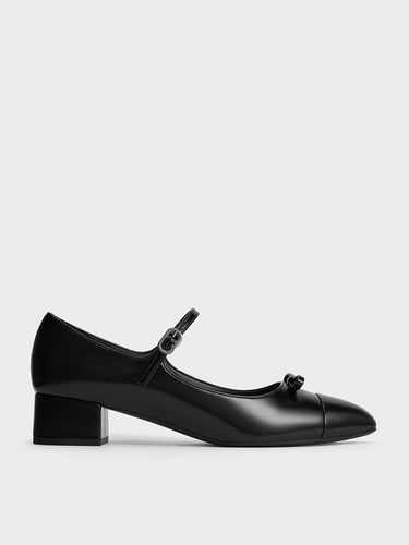 Charles & Keith - Bow Cap-Toe Mary Jane Pumps - Charles & Keith - Modalova