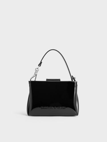 Charles & Keith - Bosie Patent Top Handle Pouch - Charles & Keith - Modalova