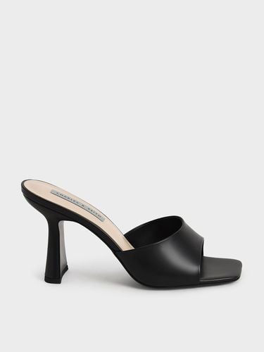 Charles & Keith - Square Toe Heeled Mules - Charles & Keith - Modalova