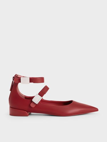 Charles & Keith - Robbie Pointed-Toe Mary Jane Flats - Charles & Keith - Modalova