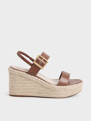 Charles & Keith - Buckled Espadrille Wedges - Charles & Keith - Modalova