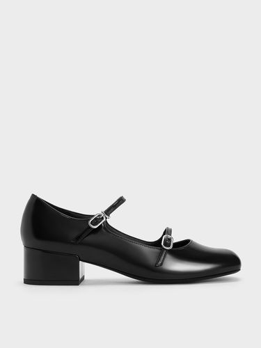 Charles & Keith - Double-Strap Block-Heel Mary Janes - Charles & Keith - Modalova