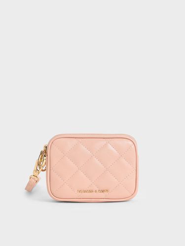 Charles & Keith - Apfra Quilted Wristlet Pouch - Charles & Keith - Modalova