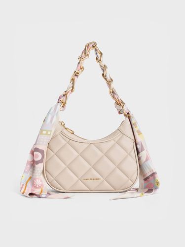 Charles & Keith - Mini Alcott Scarf Handle Quilted Bag - Charles & Keith - Modalova