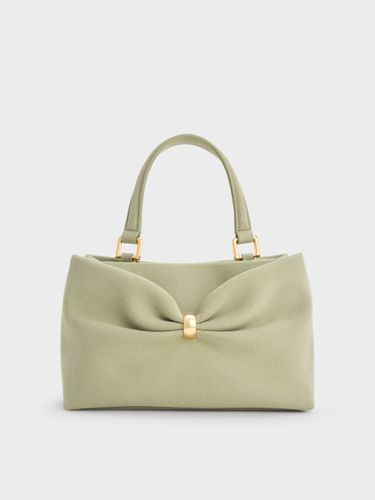 Halsey Handtasche mit Raffung - Charles & Keith - Modalova