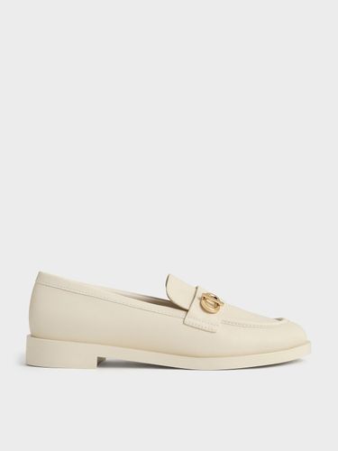 Charles & Keith - Metallic-Accent Loafers - Charles & Keith - Modalova