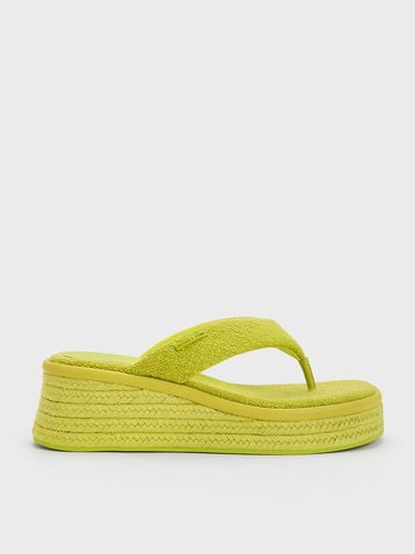 Charles & Keith - Woven Espadrille Thong Sandals - Charles & Keith - Modalova