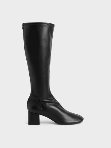 Charles & Keith - Block Heel Knee Boots - Charles & Keith - Modalova