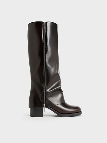 Charles & Keith - Louise Side-Zip Knee-High Boots - Charles & Keith - Modalova