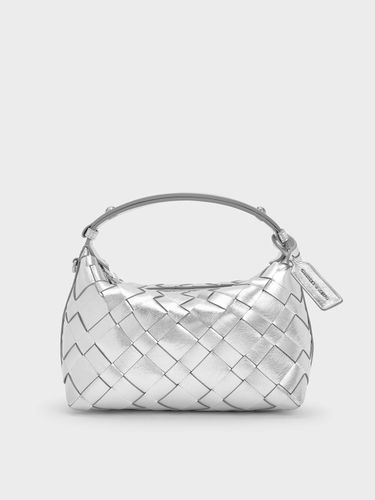 Charles & Keith - Ivette Metallic Woven Shoulder Bag - Charles & Keith - Modalova