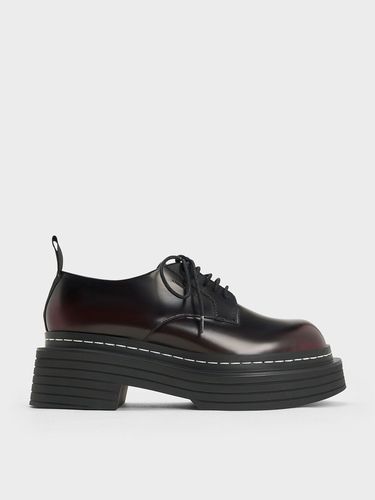 Charles & Keith - Lace-Up Plattform Derbys - Charles & Keith - Modalova