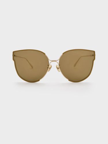 Charles & Keith - Thin-Rim Butterfly Sunglasses - Charles & Keith - Modalova