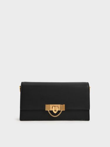 Charles & Keith - Tallulah Metallic Push-Lock Wallet - Charles & Keith - Modalova