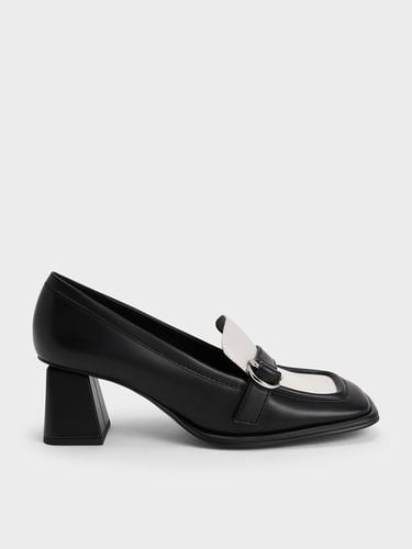 Charles & Keith - Metallic Buckle Penny Loafers - Charles & Keith - Modalova